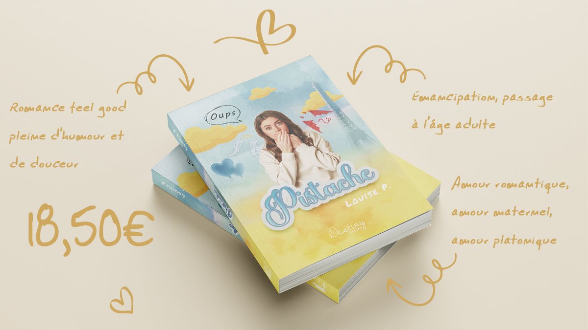 Après quelques couacs, “Pistache” est disponible en broché ! Pour rappel, Pistache, c’est une jeune adulte qui quitte sa mère surprotectrice pour aller sur Paris, où elle devra apprivoiser son nouveau job et fera une rencontre pour le moins explosive… 👀🍳