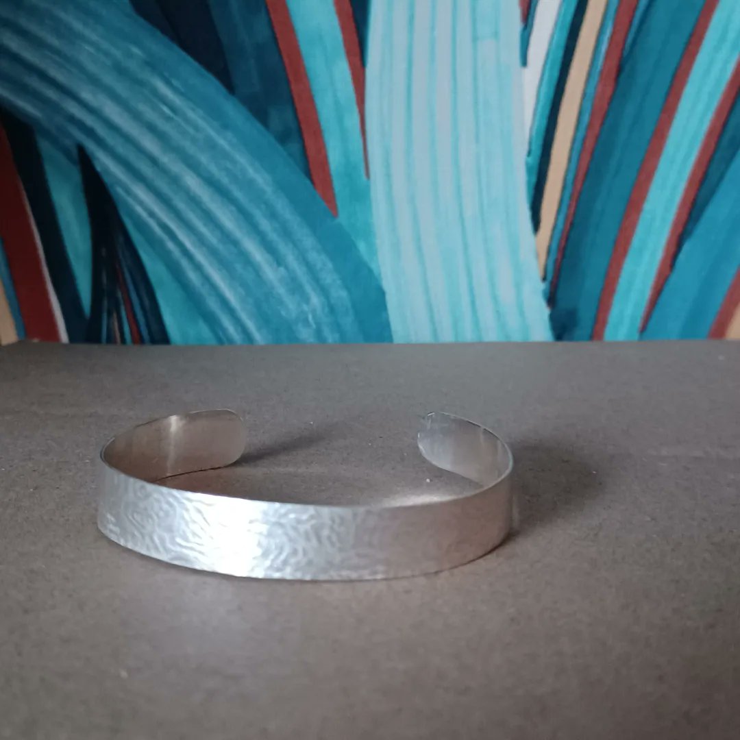 Just home from a jewellery making experience at <a href="/NISilver_COM/">NI Silver</a> I made a pendant to match earrings I made last time &amp; my 15 year old son made a silver cuff. #nisilver #CoDown #NorthernIreland #jewellerymakingexperience #uniquejewellery