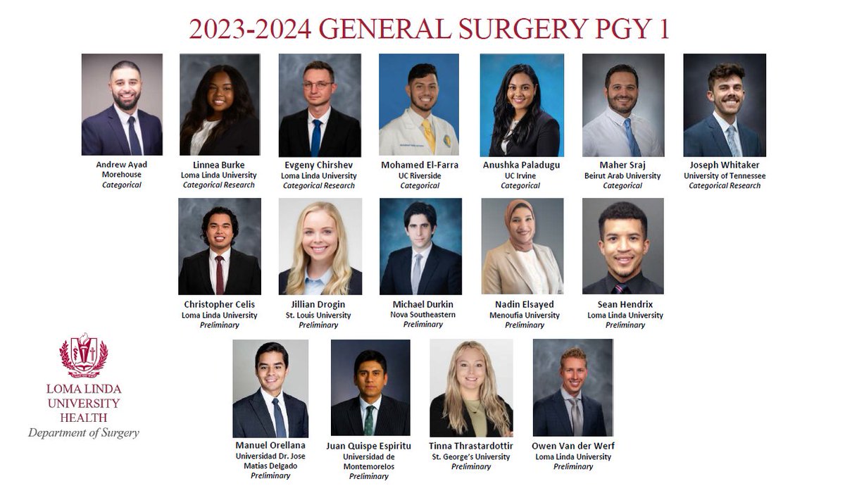 Sharon Lum MD MBA FACS (@drsharonlum) on Twitter photo Congratulations to our incoming class of interns on all your hard work to get to this point! Welcome to the #llusurgery family! We are so excited you are starting your next chapter with us! <a href="/DrJukesNamm/">Jukes Namm</a> <a href="/lovelyday_2010/">Esther Wu (Yung) 胡詠斯</a> <a href="/DavidCabaMD/">David Caba MD,MS,MPH,FACS</a> <a href="/BurrussSigrid/">Sigrid Burruss</a> <a href="/M_P_OLeary/">Michael O'Leary MD</a> <a href="/SoCalSurgeons/">SoCal Chapter - American College of Surgeons</a> Congratulations to our incoming class of interns on all your hard work to get to this point! Welcome to the #llusurgery family! We are so excited you are starting your next chapter with us! <a href="/DrJukesNamm/">Jukes Namm</a> <a href="/lovelyday_2010/">Esther Wu (Yung) 胡詠斯</a> <a href="/DavidCabaMD/">David Caba MD,MS,MPH,FACS</a> <a href="/BurrussSigrid/">Sigrid Burruss</a> <a href="/M_P_OLeary/">Michael O'Leary MD</a> <a href="/SoCalSurgeons/">SoCal Chapter - American College of Surgeons</a>