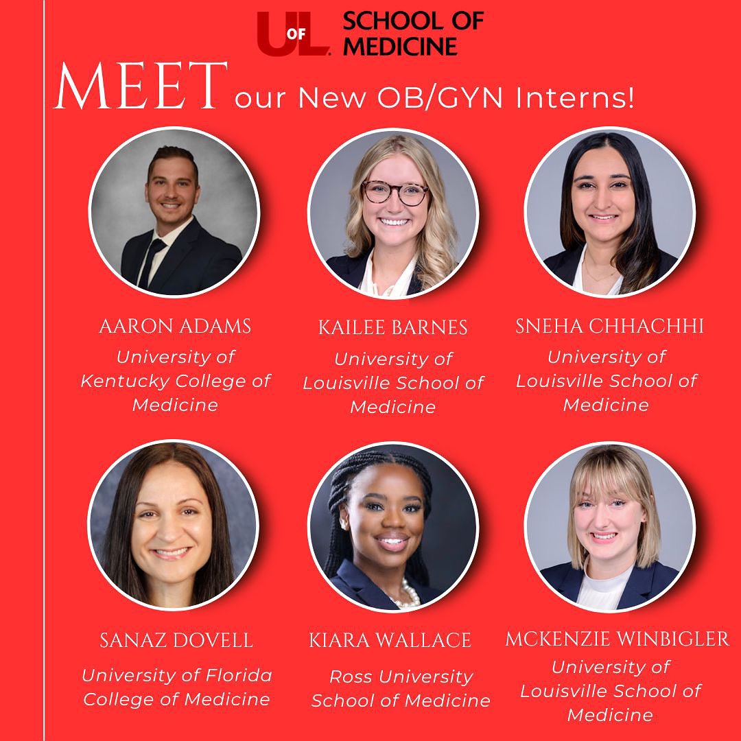 UofLObGynRes's tweet photo. WELCOME to our phenomenal OB/GYN Class of 2027!  We are honored to get to train you! #MatchDay #Match2023 https://t.co/umqM6fzjux