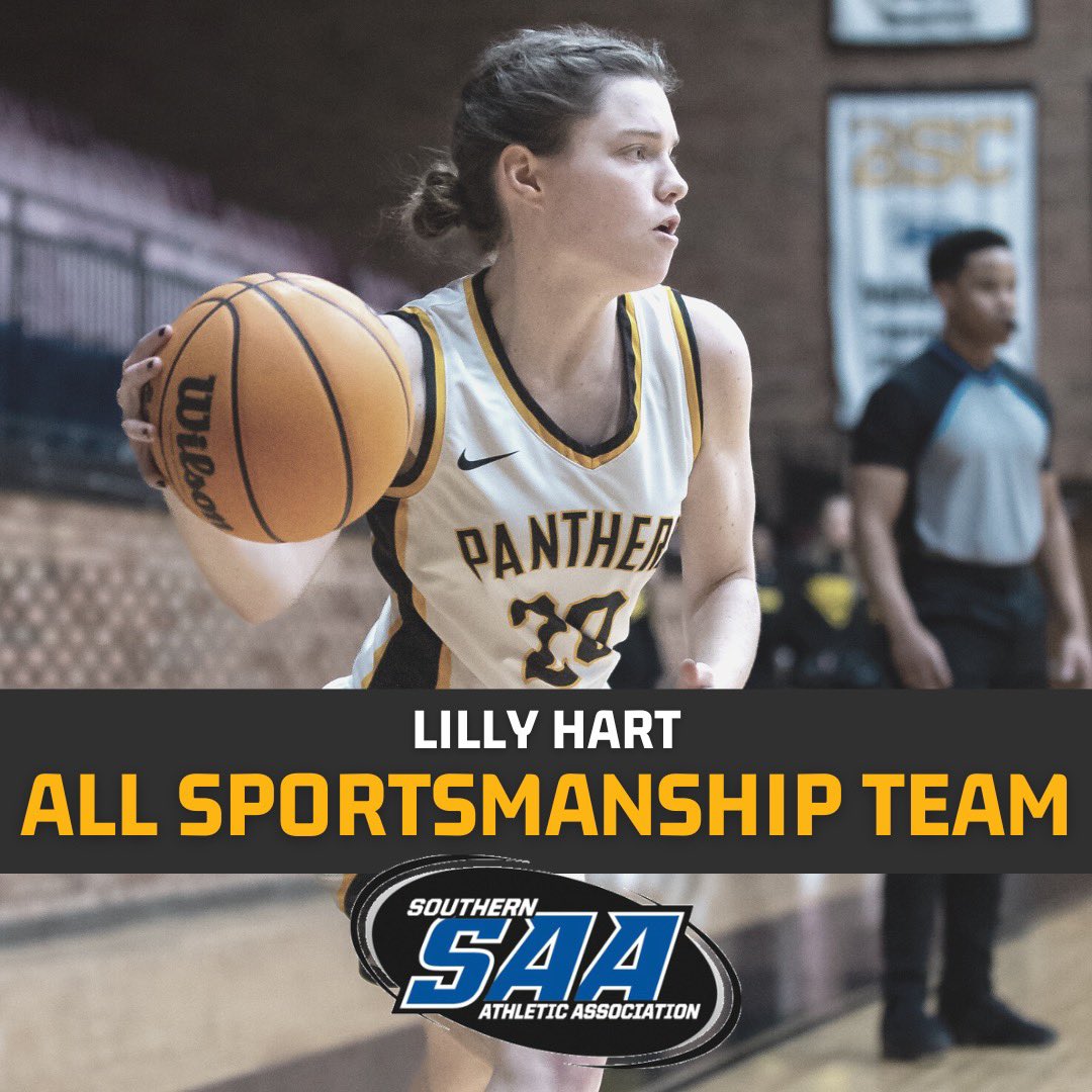 Congratulations to LILLY HART for being named to the SAA Winter All-Sportsmanship Team for the 2022-2023 season! #YeahPanthers | #PANTHERFAM