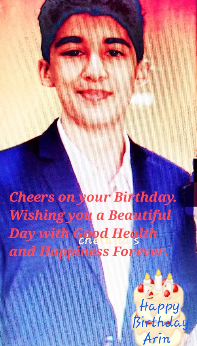 chedes07's tweet photo. @DoctorNene Happy birthday Arin who turns 20 today🎂🍰👏🤗 You’re finally out of your Teens and into your Twenties! Congratulations to you! I hope that this New Chapter of your Life brings you Everything you’ve been wishing for and more! 🥳😍 https://t.co/nnaPQjocZH