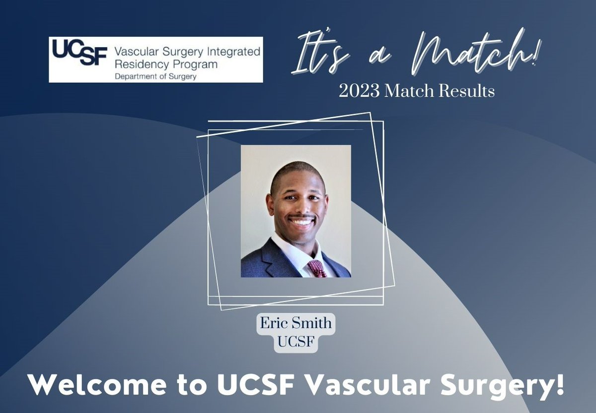 📢We are thrilled to announce the newest member of the @UCSFVascular and @UCSFSurgery  family! Welcome Eric Smith, so excited to have you!! @FutureVascSurgn #welcometothefamily #vascsurg #Match2023 #vascmatch
