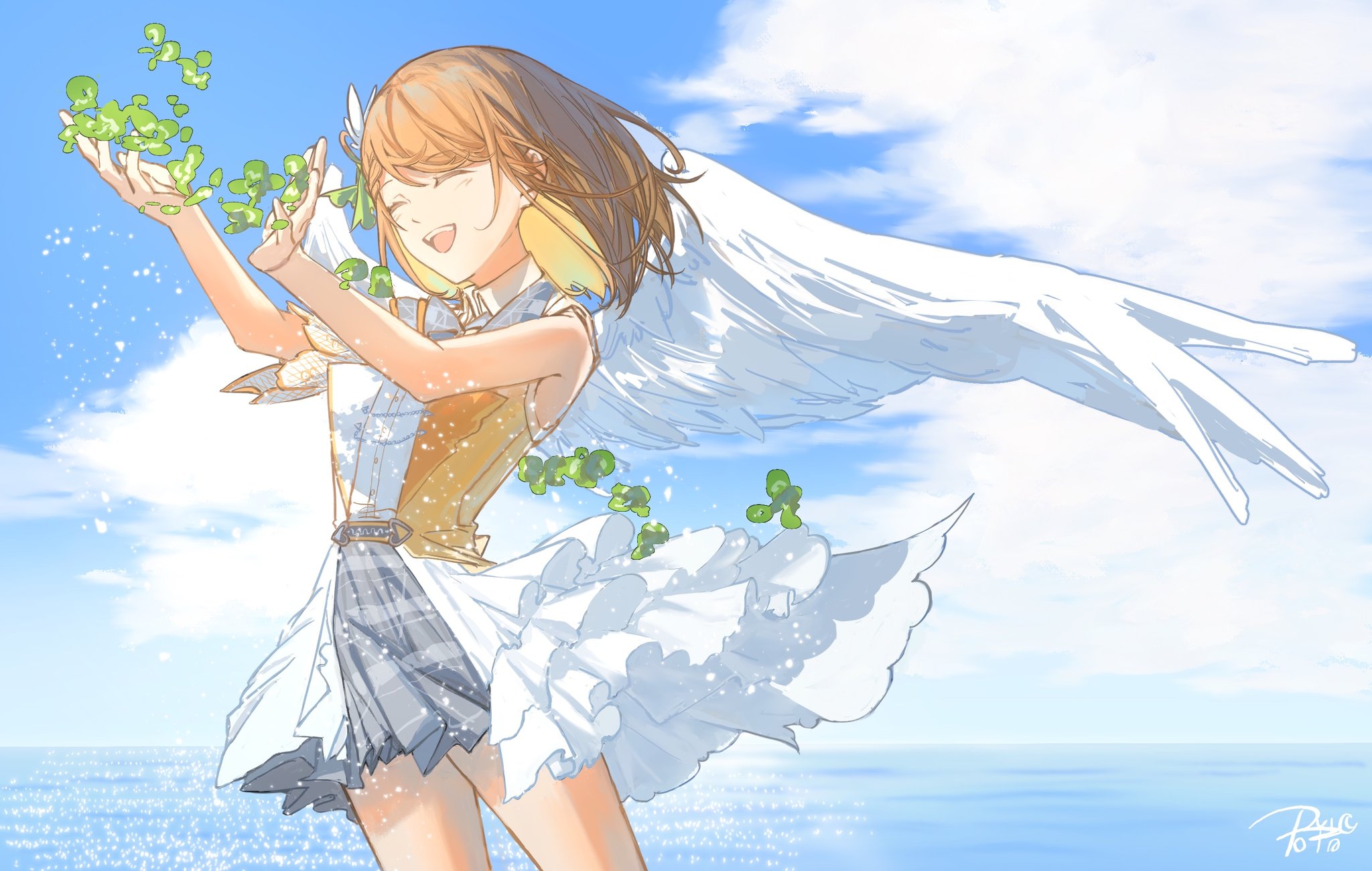 花里みのり 天使のクローバー 色紙 clover編】プロセカカードまとめ｜もものかんづめ