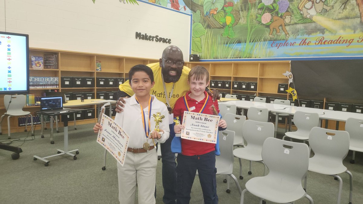 Mtc1914's tweet image. So proud of our 5th grade Math Bee champions. Both of these young men are a part of the Sanders Elite Gentlemen's Club. @SandersES1 @kath_bender @lbailey801 #mathbee
@CobbMathDept