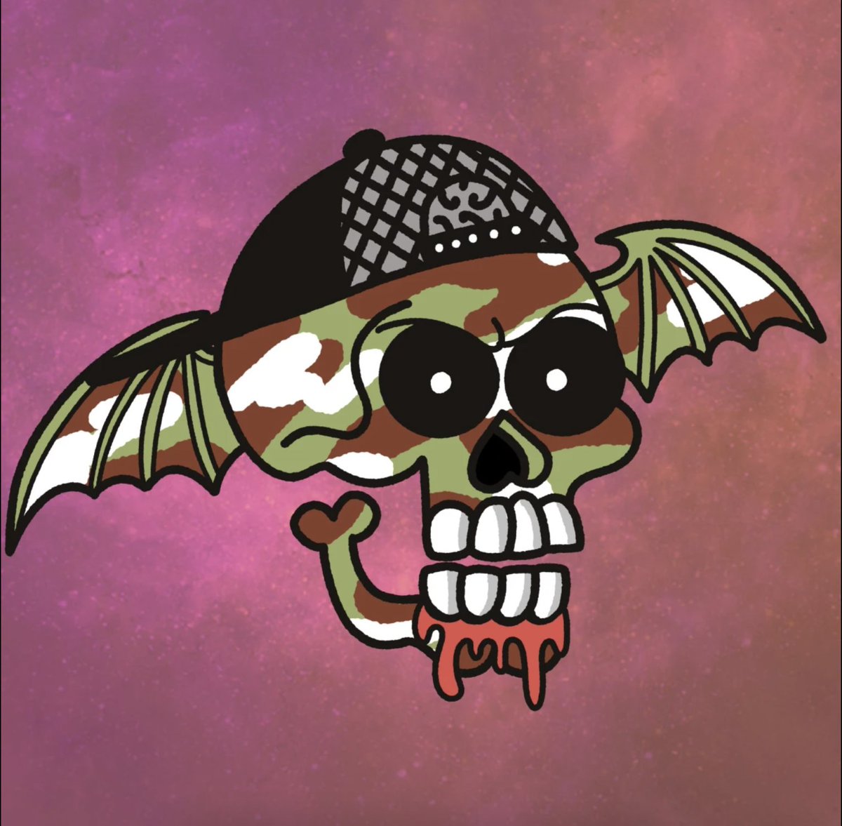 KaceyMendler's tweet photo. welp fucked around and bought another #deathbatclub @DeathbatsClub nft https://t.co/4NFfcvs7XC