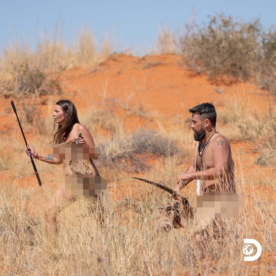 NakedAndAfraid's tweet photo. Besties in the desert 👯‍♀️
Mike and Jaclin hit it off immediately but a historic wind event moves through cooling temps and vibes 🌬️🥶
🔥 #NakedandAfraid
🗓️ Sundays at 8p ET on @Discovery https://t.co/1VzsGLsawx