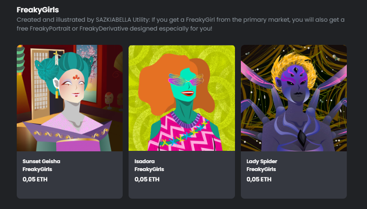 Happy FreakyFriday! 💜

Last 3 FreakyGirls from the primary market

Last 3 FreakyGirls that get you a FreakyPortait👩‍🎨