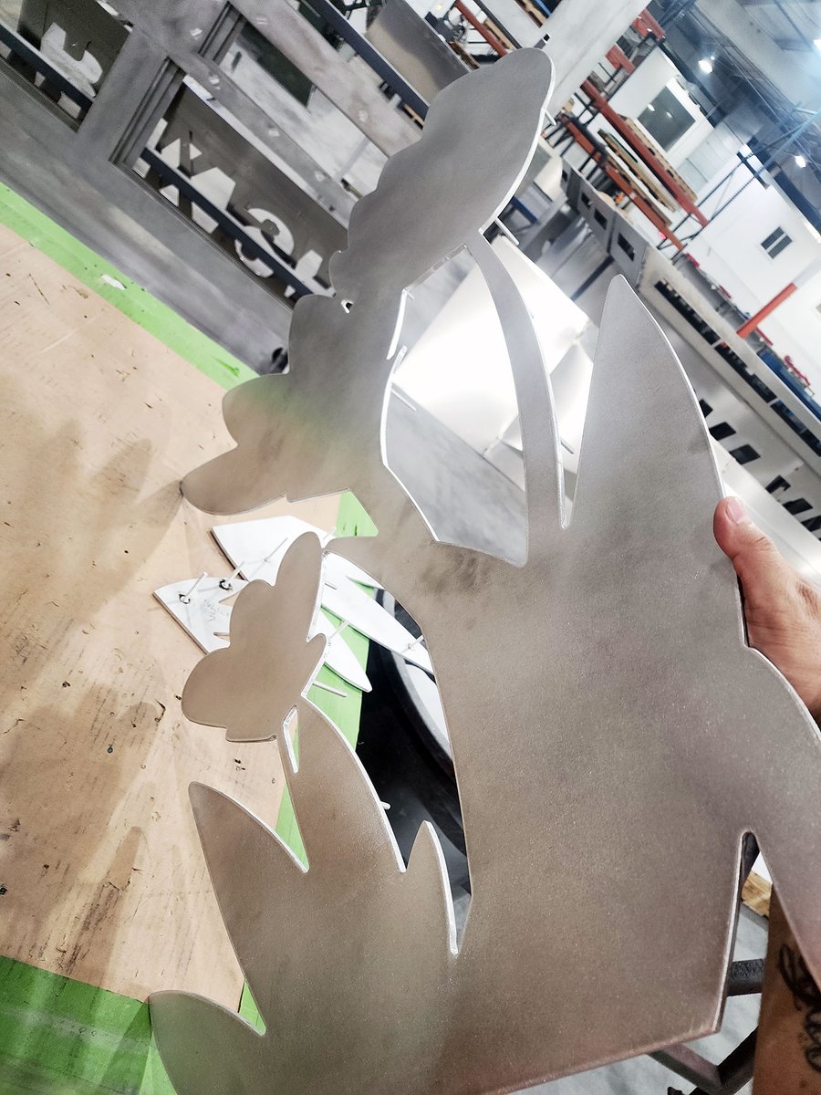 FABrication Friday! 

Monday is the first day of spring and even though there is a foot of snow outside, flowers are blooming in our FAB SHOP! Stay tuned for the finished product. #fabrication #signage #madeinwi