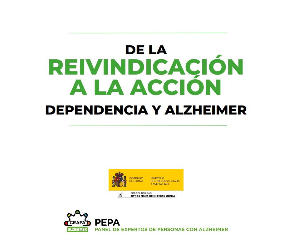 AlzheimerCeafa's tweet photo. ✔La #Ley de #Dependencia
✔La situación laboral de las personas jóvenes con #Alzheimer

Son los principales temas en torno a los que reflexiona nuestro Panel de Expertos de Personas con Alzheimer en este documento 👇

¿Ya te lo has descargado?

🔗https://t.co/8SoRyMcqRf https://t.co/mWCqnr7XAY
