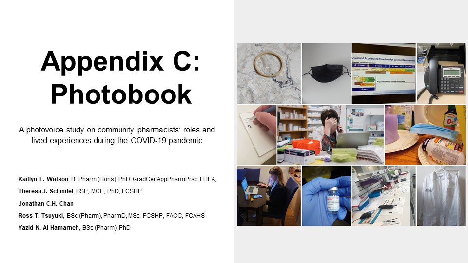 So excited to share with you, our study using PhotoVoice to explore #CommunityPharmacists lived experiences working during the #COVID19 pandemic. authors.elsevier.com/a/1gm6h5WqpYQt… 

Also, we had the best team @t_schindel @Ross_Tsuyuki @jonathanchchan Yazid Al Hamarneh