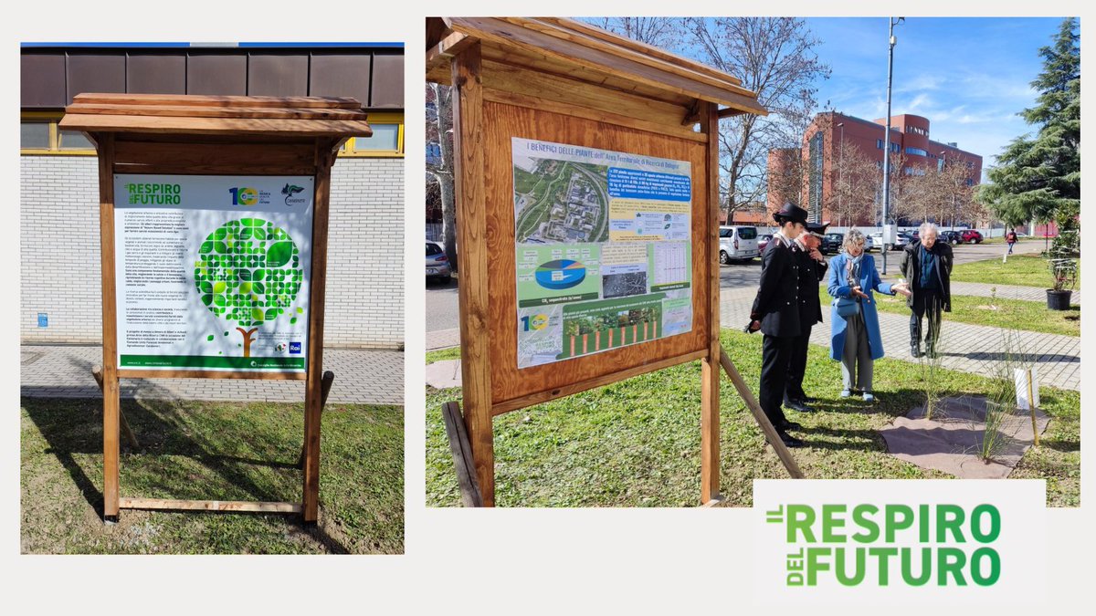 CNRsocial_'s tweet photo. 🌿Oggi presso l'Area della ricerca di #Bologna il primo evento del ciclo "Respiriamo il futuro" realizzato in collaborazione con il Comando Unità Forestali Ambientali e Agroalimentari @_Carabinieri_  per la  messa a dimora di alberi e arbusti 
https://t.co/syP0lMCqwY
💯#CNR100 https://t.co/f0l0ZjUfcp