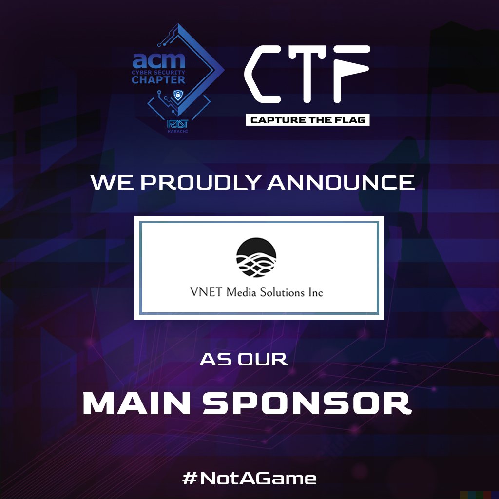 acm_cys's tweet image. We are proud to announce “VNETMEDIA SOLUTIONS INC” as main sponsor of “Intra-Fast CTF”.
VNETMEDIA has served several small &amp;amp; large-scale enterprises in Canada &amp;amp; US
It specializes in the planning, deployment, and administration of Cisco, Juniper, Palo Alto and Cloud-based network