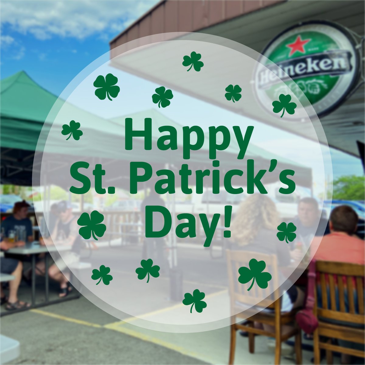 'May the roof above us never fall in, and the friends beneath it never fall out.' - An Irish blessing that will surely hold true to our customers on St Patty's!

#gazebo #shelter #instantshelter #popuptent #beertent #beer #stpatricksday #irish #lucky #branding #eventbranding