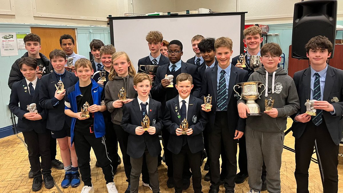 MGS_PEandSport's tweet photo. Congratulations to all the trophy winners at tonight's Junior Rugby Presentation Evening. It was fantastic to welcome over 300 @mgs_1515 pupils and their parents to celebrate another successful season. #sportsforall https://t.co/EpQYtmY9Ps