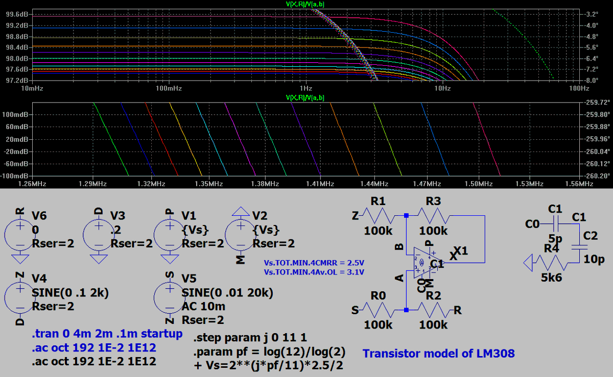 _ci139's tweet image. updating/verifying some #LTspice #OpAmp models