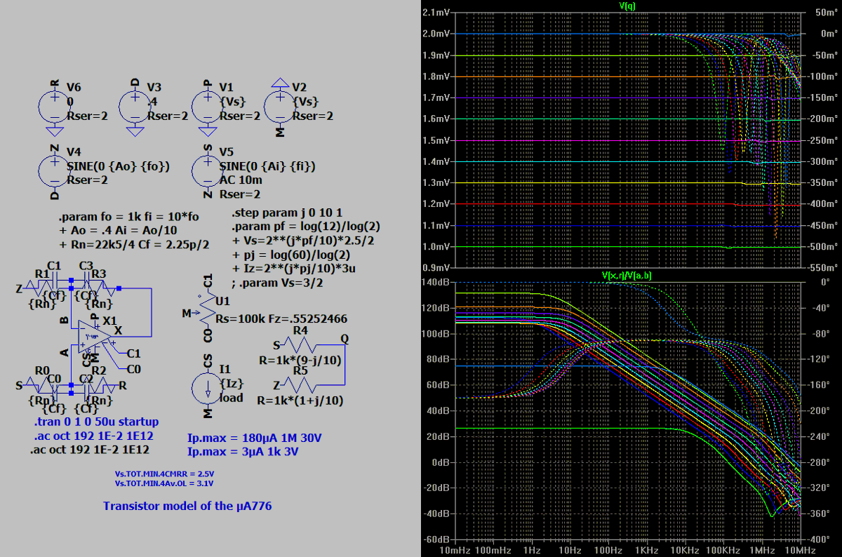_ci139's tweet image. updating/verifying some #LTspice #OpAmp models
