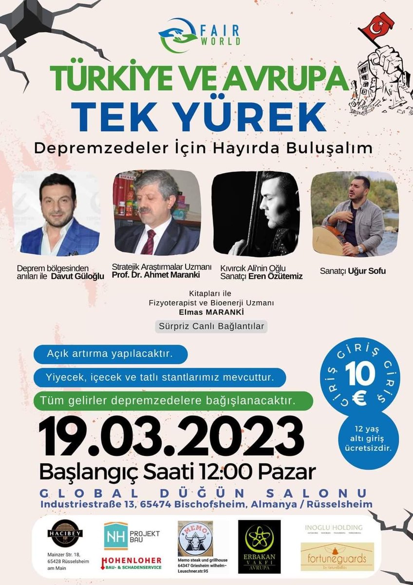 HalidErdemirFan's tweet photo. Depremzedeler için PAZAR GÜNÜ Hayırda Buluşalım...
#davutgüloğlu
#Maranki
#kivircikali
#deprem
#depremzede
#turkiye
#kesfetteyiz
@gulogludavut
@maranki https://t.co/zsYMg8sqb7