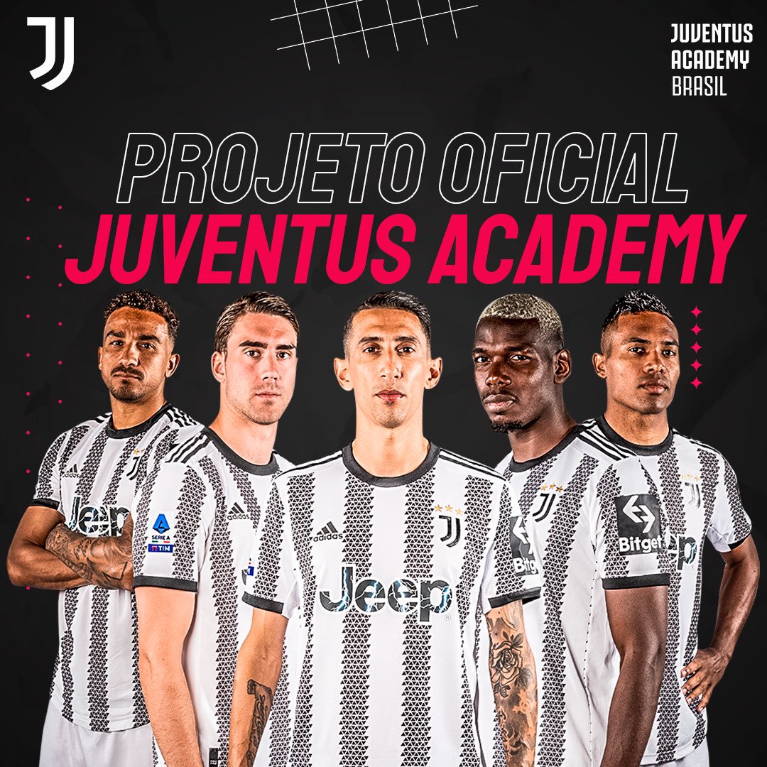 dulusitano's tweet photo. A Juventus é um grande clube europeu com muita história no futebol mundial, seu projeto a Juventus Academy, vem espalhando pelo mundo oportunidades para jovens desenvolverem suas habilidades. Com muita dedicação, nossos treinadores estão aptos para te receber. https://t.co/4eUke3rSQk