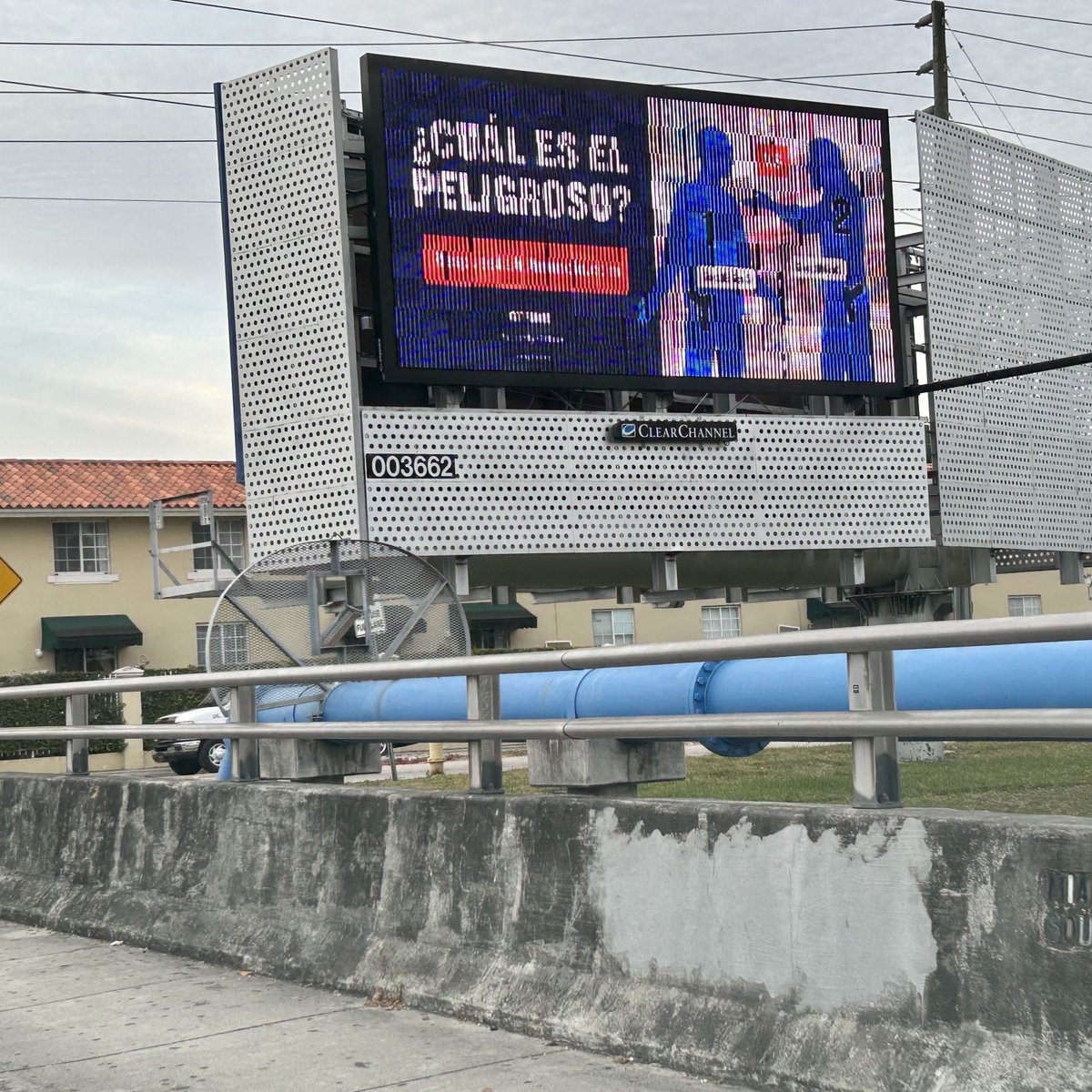 GIFFORDS_org's tweet photo. Floridians deserve to know their legislators are pushing through a dangerous bill to let anyone carry a loaded gun in public—no questions asked.

That’s why we launched billboards in both Spanish and English this week in Florida. #flleg
https://t.co/aFoF93F6Rl https://t.co/8B6bMu3Z6u