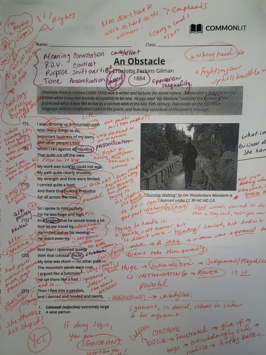 LAwithMissA's tweet photo. A glimpse into the thinking Ss collectively did. Never underestimate what kids can do. High expectations = high potential. #middleschool #7thgraders https://t.co/EBy4JIOhOz