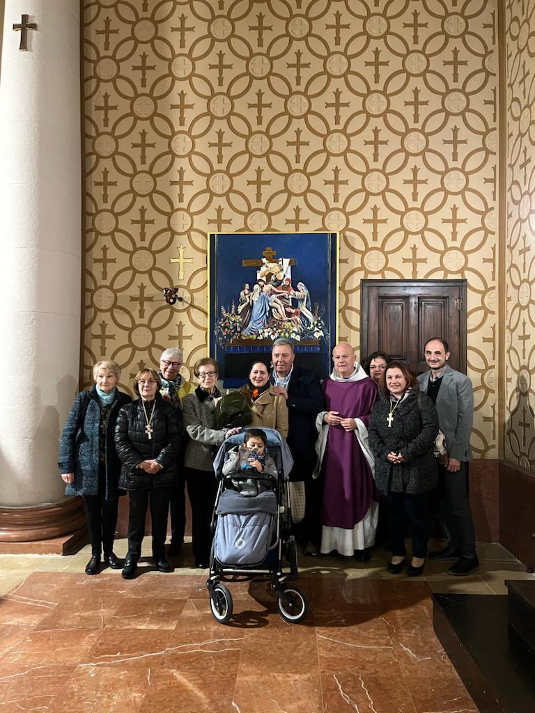 Aquest vespre a la nostra seu la Parròquia de Sant Pau de Tarragona ha tingut lloc la missa de difunts de la nostra Congregació. A continuació hem presentat a la comunitat parroquial el quadre realitzat pel pintor Pere Salas amb motiu del 75è aniversari de la nostra entitat.