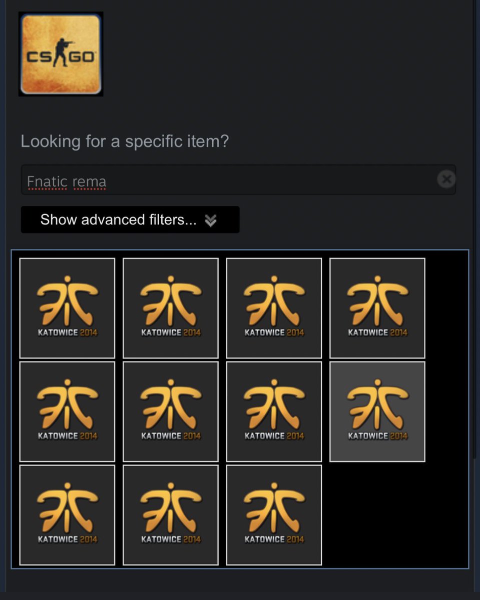 kp.Kaee on Twitter "RT zipelCS hi CSGO I bought 11 Katowice 2014