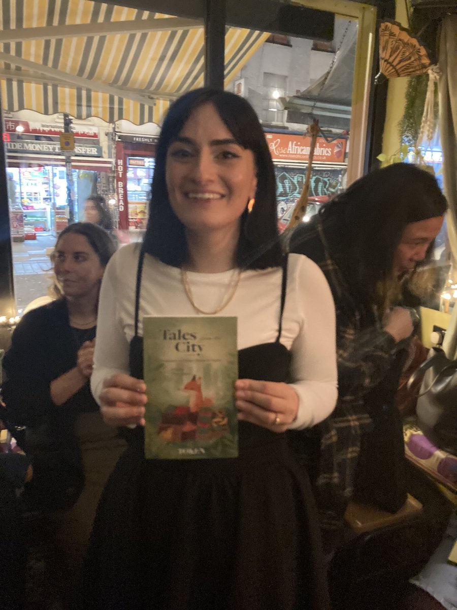 bobbynayyar's tweet photo. Congratulations to @sarajafari and the contributors to Token Magazine’s first book - Tales from the City, which was launched tonight at Isla Ray in Deptford. #DeptfordLitFest @STWevents great also to see London Writers Awards alumni https://t.co/Bpfssd0CUL