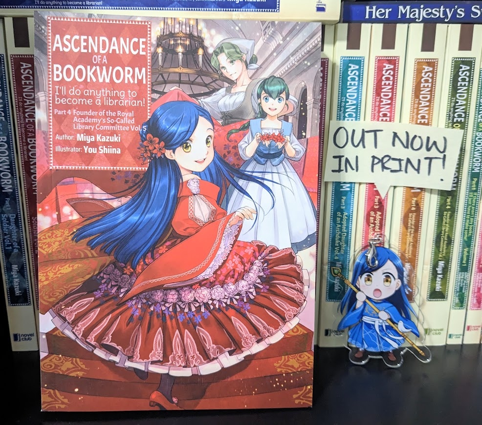 J-Novel Club Schedules 1st 'Ascendance of a Bookworm Part 5' Novel Print  Release From Miya Kazuki & You Shiina