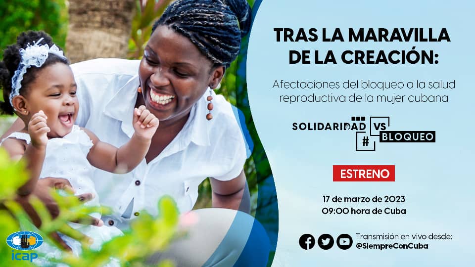 LA MUJER Y EL BLOQUEO | Twitter Space 💜

Este viernes a las 9:00pm hora de Cuba el Instituto Cubano de Amistad con los Pueblos (ICAP), invita a una nueva edición desde las redes en el Programa Virtual #SolidaridadVsBloqueo, al que podrán acceder por los canales de Facebook y…