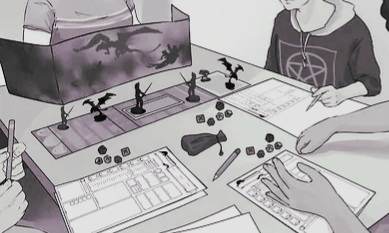 Currently developing a number of different that will be for sale on our online store. 
Various pdf accessories and sets of mystery dice 
the will be more updates as time goes by...