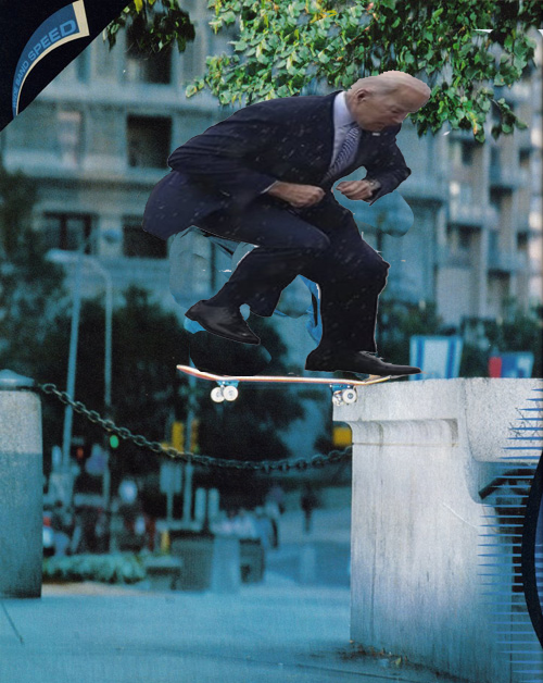 its a switch front noseslide jack