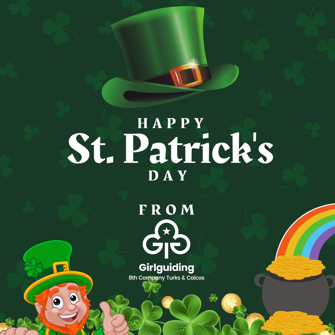 8TCIGirlguides's tweet photo. Happy St. Patrick’s Day!! 🍀🍀🍀🍀 https://t.co/l0DPomH8tn