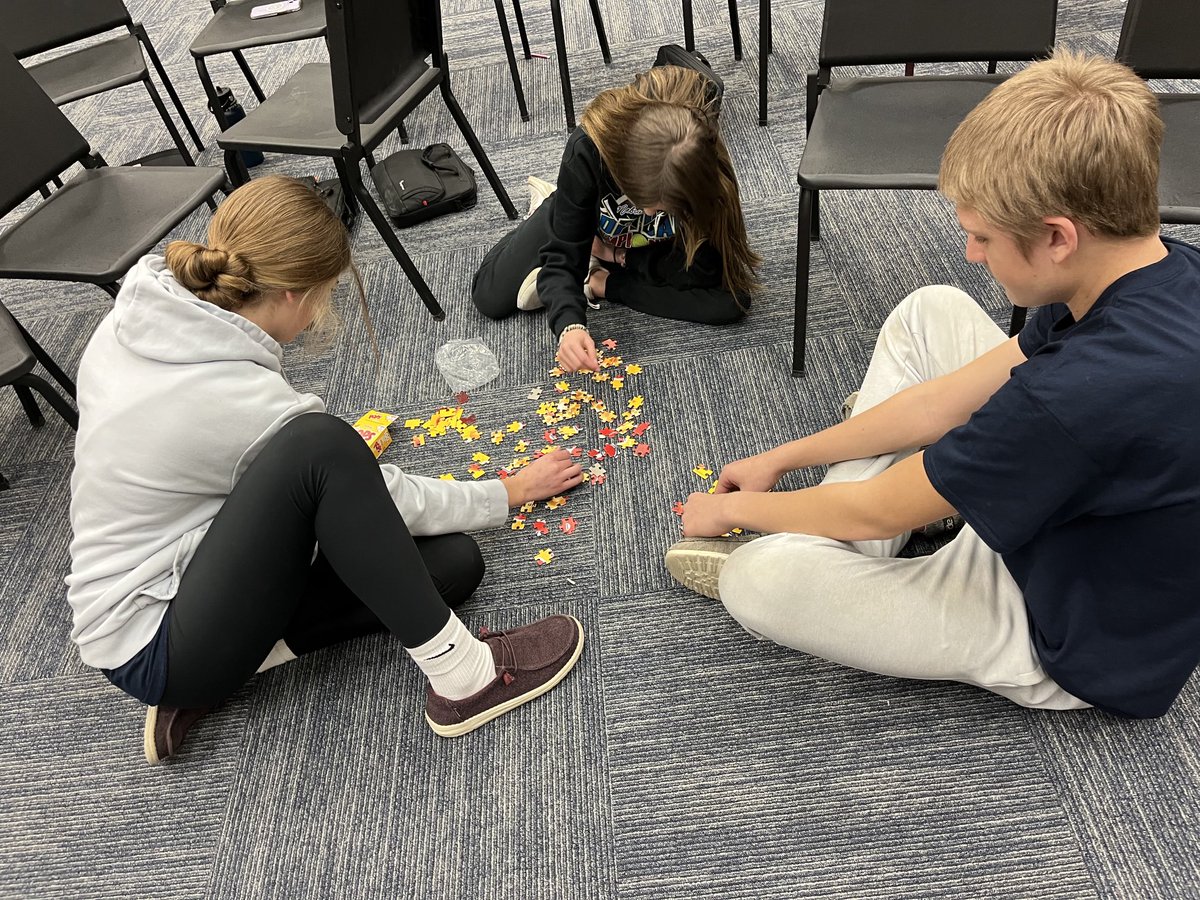 Try putting together a puzzle without the picture! Now which strength do you rely on? #freemanfalcons #freemanstrengths