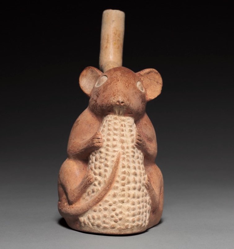 RT @olivia__ms: i am enamoured with this pre-columbian vessel from peru shaped like a mouse nibbling a corn cob https://t.co/IhRWc98XKb