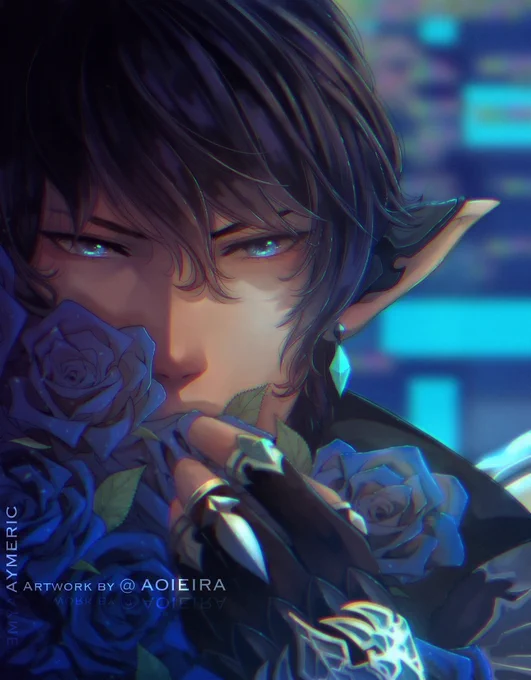 Maybe my Aymeric drawing? It's the one that got most attention  