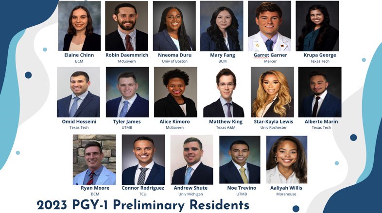 Did someone say new interns?? CONGRATULATIONS to the newest additions to the @bcm_surgery family! We CANNOT WAIT to meet and welcome you 💙🤍 #BaylorMade #gensurgmatch2023