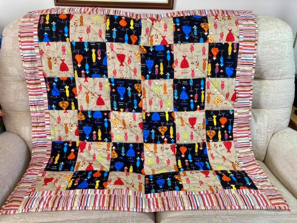QuiltsforDreams's tweet photo. Excited to share the latest addition to my #etsy shop: Patchwork quilt, quilted throw, patchwork blanket, gift for her, lap blanket, chair throw, fashion themed handmade care home gift, girls https://t.co/hOFJ97DsOk #beige #red #striped #polyester #fashiontheme #patchw https://t.co/oiHZQIMlRS