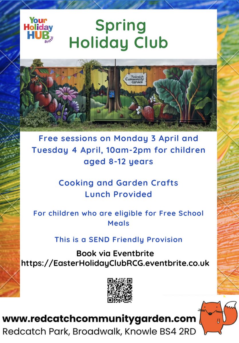 knowle_dge's tweet photo. Fabulous community group local to us with Easter Holiday availability https://t.co/RBVXXAEtxy