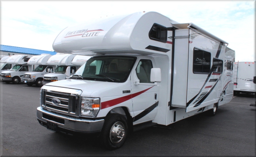 The Thor Freedom Elite RV is one of the most popular recreational vehicles (RVs) sold on the RV section of the Camping World website. #TheProfit https://t.co/FpSKIW536c https://t.co/SaODO3i4CO