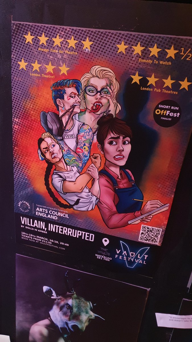 Can't believe we open tomorrow. I'm fine. Not nervous. Everything's fine. 
If you're in town come along and see me maybe take over the world
 
<a href="/DollsinAmber/">Dolls in Amber Productions</a> @VAULTFestival