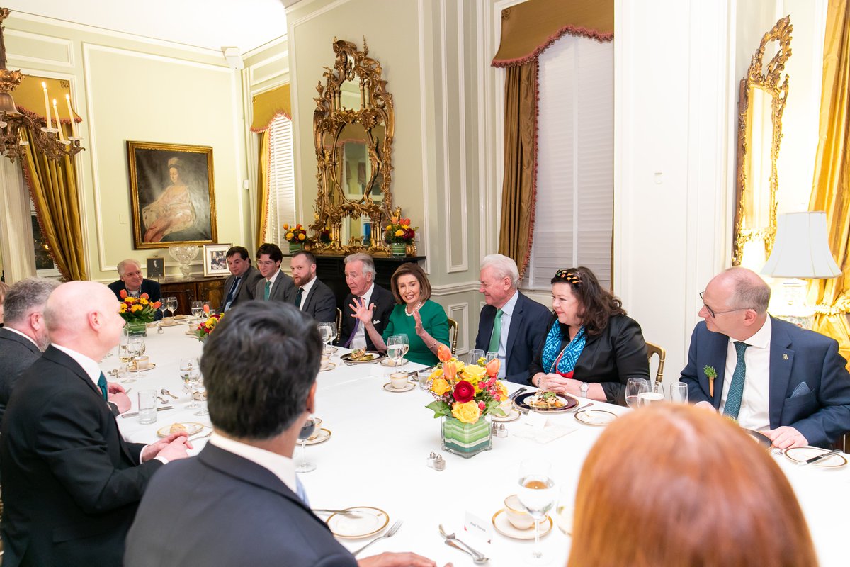 <a href="/DACORtweets/">DACOR</a> was delighted to host <a href="/UlsterUni/">Ulster University</a> and Speaker Emerita <a href="/SpeakerPelosi/">Nancy Pelosi</a> last night for a dinner in celebration of her Honorary Degree.