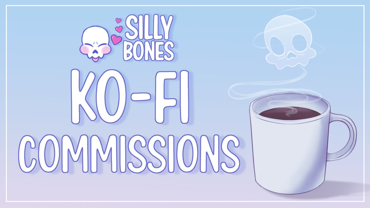 _sillybonesart's tweet photo. Hi friends, I am trying something new and opening up my c0mms on k0-fi! ☕️✨

I am offering new services, go check them out!!
https://t.co/Ns1bCLUQBH https://t.co/pPPcO2nczQ