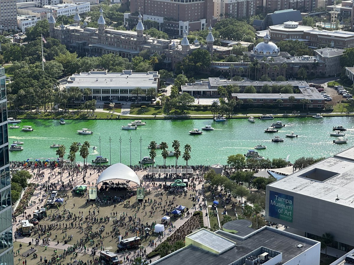 Happy St. Patrick’s Day!! #hillsboroughriver #Tampa