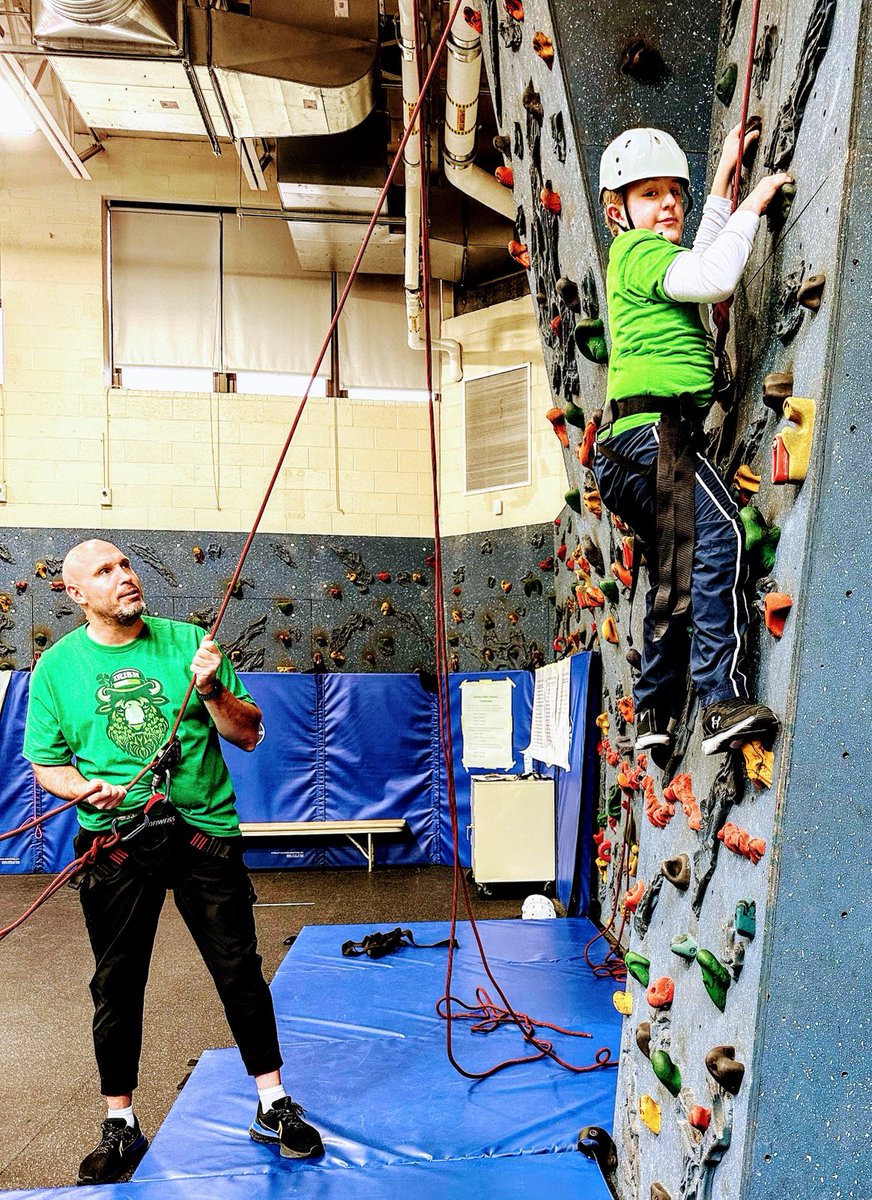 AldenMspe's tweet photo. Hey… Mrs. O’Neil’s students ⁦@Aldenmiddle1⁩ enjoy a little rock climbing!!  Their Irish Eyes were Smiling!!💙💛🍀🍀⁦@AldenPrimaryPE⁩ ⁦@AldenINTPE⁩ ⁦@AldenHspe⁩ ⁦@AldenCSD⁩ ⁦@HanceSharon⁩ https://t.co/ylTETYllbA