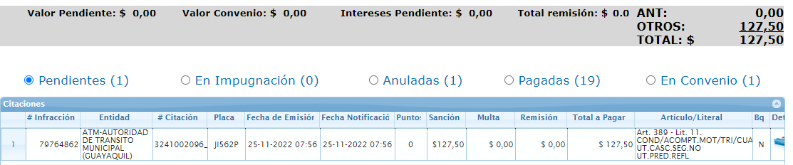 Apolo10's tweet photo. @ANT_ECUADOR una multa que se encuentra anulada en la ATM en noviembre 2022 me aparece ahora como pendiente de pago en el sistema de la ANT y no puedo matricular vehiculos a mi nombre, ya tengo una semana con esto, por favor su ayuda https://t.co/njCnI3tl3H