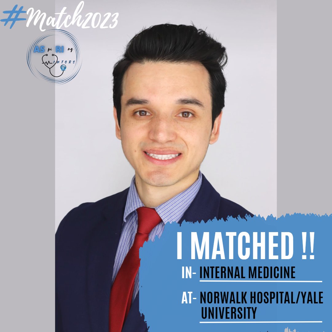 Congratulations to our mentor Dr. <a href="/CristianSotoMD/">Cristian Soto Jacome, MD.</a>!! 🥳
#match2023 #aspiringmentors #findamentorbeamentor