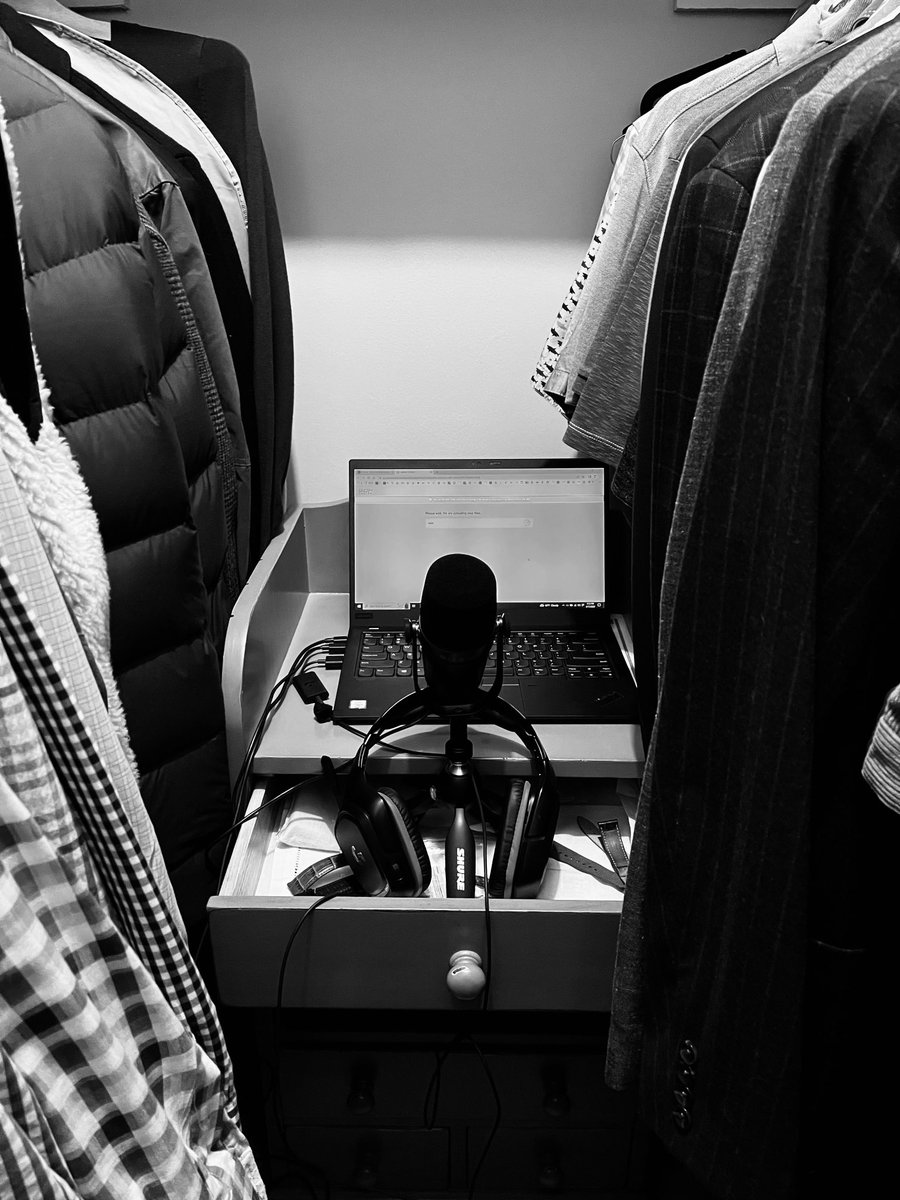 ponziplaybook's tweet photo. Just recorded the first episode of @ponziplaybook! I mean, if you are discussing fraud, you need to hide in your closet, right? Click on the profile to subscribe to be the first to know when the podcast will go live. #ponzi #podcast #fraudcast #sec #doj #fbi https://t.co/b0sUYfgqdC