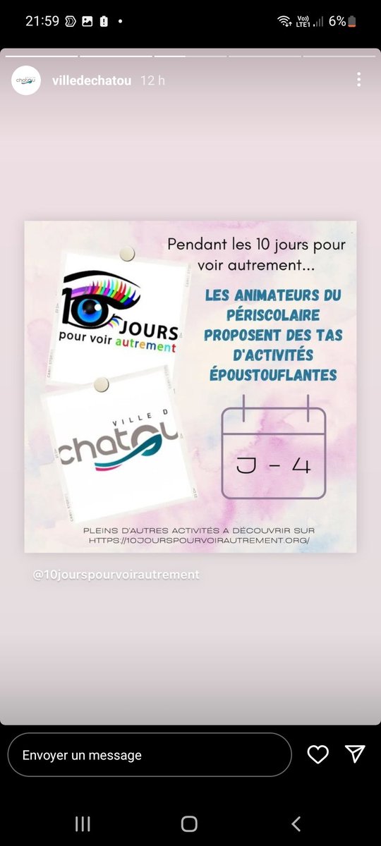 10_jours's tweet photo. 📆 J - 3
Pendant les #10jourspourvoirautrement, venez découvrir plusieurs pratiques sportives :
➡️ le  Nihon Tai Jitsu
➡️ la danse traditionnelle
➡️ du Taiso ou du judo
➡️ de l'escrime
➡️ de l'éveil corporel
➡️ du badminton 
➡️ du tir à l'arc
 https://t.co/bmKfJaGzpU
#chatou https://t.co/TDliZ3AQnN