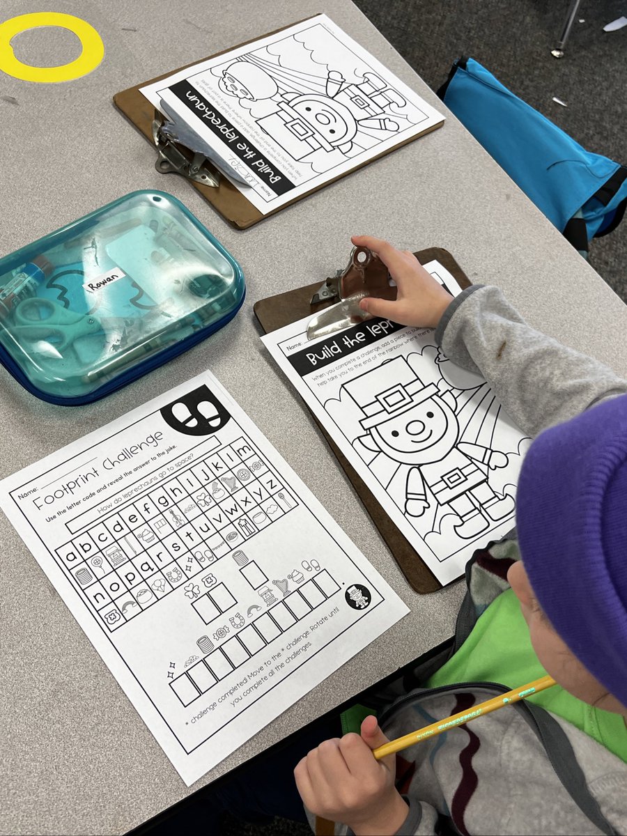 We had so much fun completing our literacy and math leprechaun challenges today! Happy St. Patrick’s Day! 🍀 <a href="/SalemElementary/">Salem Elementary</a>